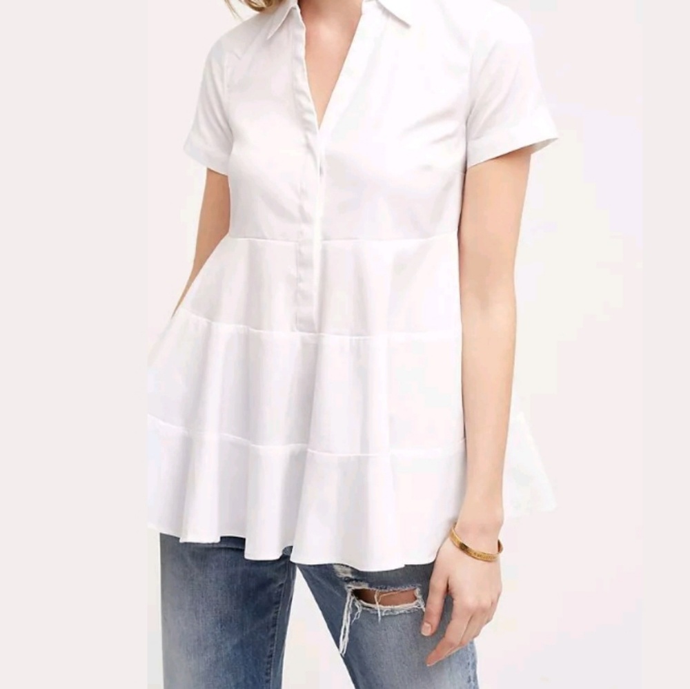 Maeve tiered dover shirt